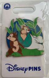 Chip and Dale Hiding in Garden Glove
