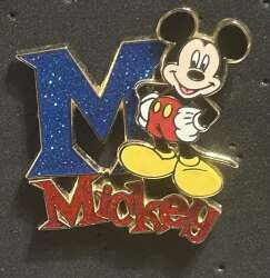 Click to view the Glitter Monogram Letter M Mickey details