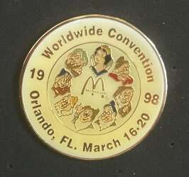 1998 Worldwide Convention McDonalds Snow White & 7 Dwarfs