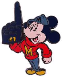 'Disney Parks Collegiate - Mickey Mouse Collegiate Mascot - MLT'