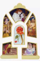 Boxlunch - Beauty and The Beast Lenticular Portraits Puzzle Blind Box - Complete Set - LFLY
