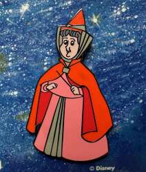 97104 - Disney Catalog Carded Sets - Disney Fairies - Pin Set 1 — Flora ONLY - Disney Store US alternate image