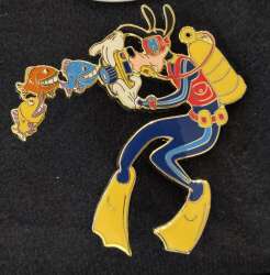 Goofy Taking Pictures of Fish