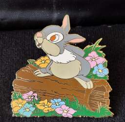 Thumper on a log