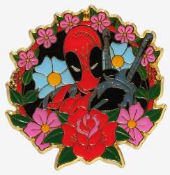BoxLunch Floral Deadpool Portrait