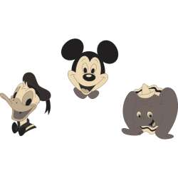 97507 - Niftie Fifties Flashback Pin Trading Celebration 2025 - Art Corner Gift Box Set — Full Set - Disneyland Resort alternate image