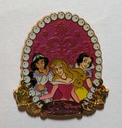 Princesses: Snow White, Aurora, Jasmine