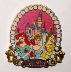 'Mini Starter Lanyard Sets - Princesses: Belle, Cinderella, Ariel - HKDL'