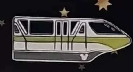 WDW Hidden Mickey Series 2008: Monorails - Monorail Lime - WDW