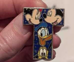 978 - Alphabet Stars Letters - T Minnie, Mickey, Donald and Pluto alternate image