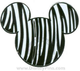 9790 - Animal Print Mickey Icons - Zebra Print - Walt Disney World alternate image