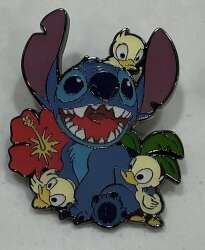 Boxlunch - Lilo &amp; Stitch - Loungefly Disney Lilo &amp; Stitch Ducklings Stitch Enamel Pin - LFLY