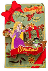 Rapunzel and Pascal - Tangled - 2019 Christmas Time Event - Present, Palette, Brush