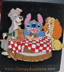98272 - Dogs with Stitch - Lady and Tramp - Disney Auctions alternate image