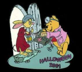 98277 - Halloween 2001 - Doctor Pooh and patient Rabbit - Disney Auctions alternate image