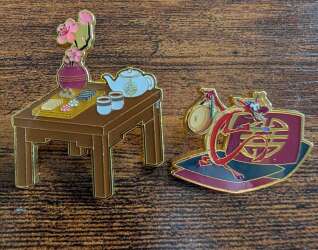 98398 - BoxLunch - Princess Sidekick Tea Party Blind Box - Mulan Tea Party - Mushu - Loungefly alternate image