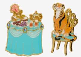 BoxLunch - Princess Sidekick Tea Party Blind Box - Aladdin Tea Party - Rajah - LFLY