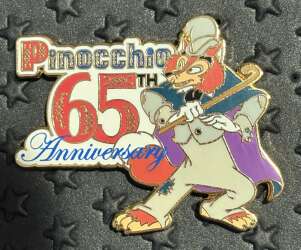 Click to view the Disney Catalog Carded Sets - Pinocchio 65th Anniversary — J. Worthington Foulfellow (Honest John) ONLY details
