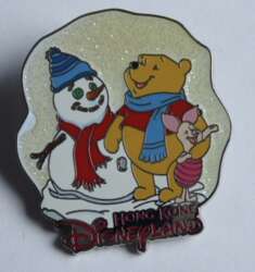 Click to view the Winnie the Pooh & Piglet with Snowman details