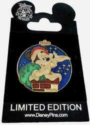 WDW MICKEY MOUSE CHIMNEY CHRISTMAS ORNAMENTS