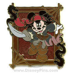 99021 - Pirates of the Caribbean Mickey & Friends Movie Mystery Collectors Set - Mickey as Jack Sparrow (Revealed) alternate image