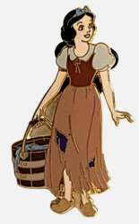 2002 The Search For Imagination Pin Event: Dream Collection - Snow White in Rags with Bucket - WDW