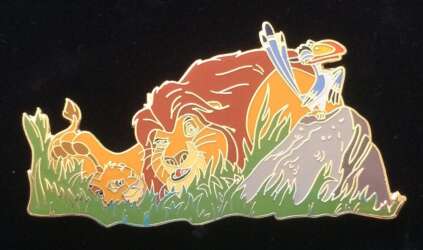 9905 - Father's Day - 2006 - Mufasa, Young Simba and Zazu - Pouncing Lessons - Disney Auctions alternate image