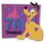 99143 - Disneyland Resort 70th Anniversary Celebration - Logo Booster Set — Pluto ONLY - Disneyland Resort alternate image