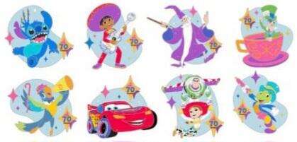 99144 - Disneyland Resort 70th Anniversary Celebration - Characters Mystery Collection — Unopened Box - Disneyland Resort alternate image