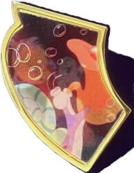 99194 - BoxLunch - The Little Mermaid Lenticular Scenes Blind Box - Ariel & Flounder - Loungefly alternate image