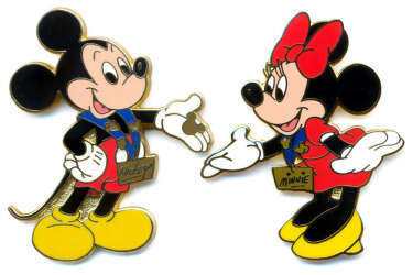 'Pin Trading - Mickey and Minnie Pin Trading - WDW'