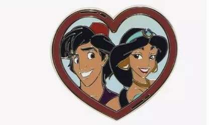 Princess &amp; Prince Heart Mystery Collection - Aladdin/Jasmine Heart - LFLY