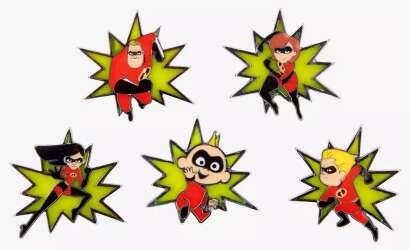 99452 - BoxLunch - The Incredibles Stained Glass Mystery Collection - Unopened Mystery Box - Disney Licensed alternate image