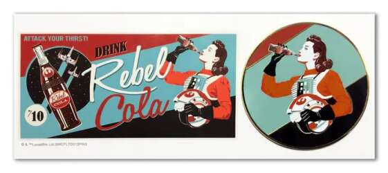 Star Wars Retro Beverage Ads - Rebel Cola #3 - ART