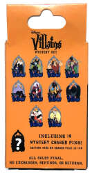 'Mickey's Not So Scary Halloween Party (MNSSHP) 2012 - Villains Mystery Collection - Unopened Box - WDW'