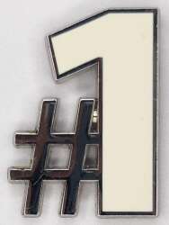 99641 - Varsity Icons Mystery Collection - White Number One - Walt Disney World alternate image