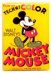 Mickey Technicolor Disney Movie Rewards Poster