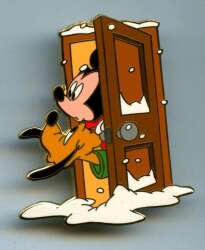 Click to view the Mickey Mouse & Pluto - Watching Snow Fall at Door details