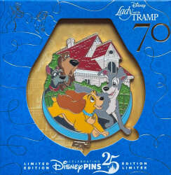 ディズニーわんわん物語 LADY&TRAMP額入りスタンプ切手