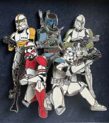 9994 - Star Wars Weekends 2008 - Clones Jumbo Pin - Walt Disney World alternate image