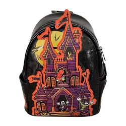 Disney Parks Halloween Mickey Mouse & Friends Haunted House Mini Backpack